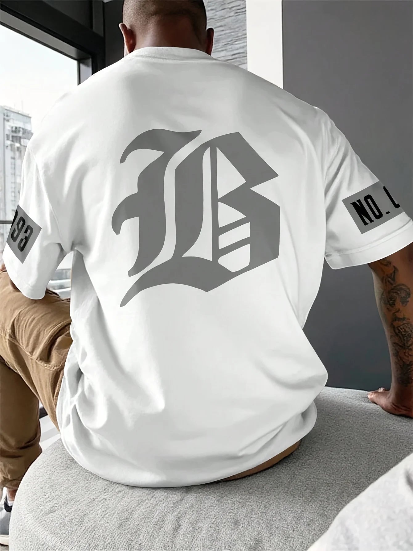 تيشيرتات رجالية مطبوعة بتقنية ثلاثية الأبعاد، عصرية، مناسبة للأنشطة الخارجية، وبسيطة، لصيف 2025