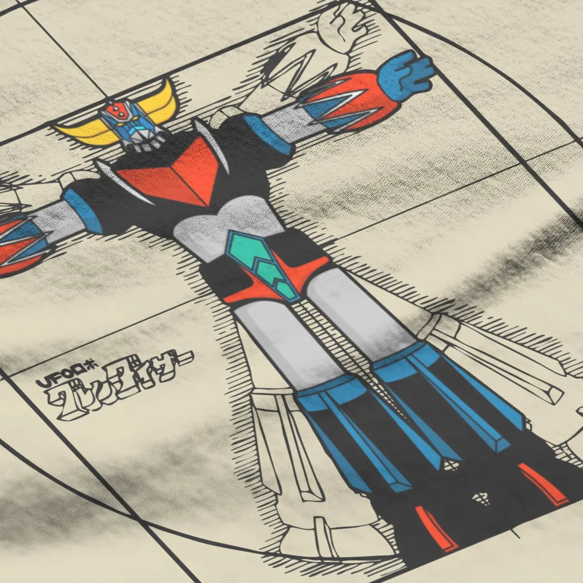 تي شيرت رجالي 192 فيترو جريندايزر جولدوراك روبوت UFO ملابس قطنية 100% تي شيرت بأكمام قصيرة فكرة هدية تي شيرتات