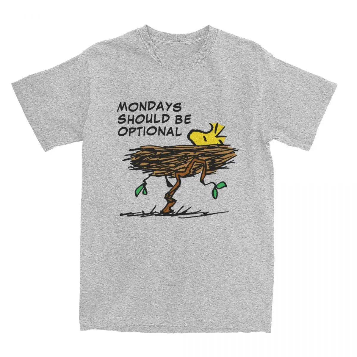 قميص قيلولة Peanuts Woodstock إكسسوارات للرجال والنساء قطن Humor Tee Shirt بأكمام قصيرة ملابس لجميع المواسم