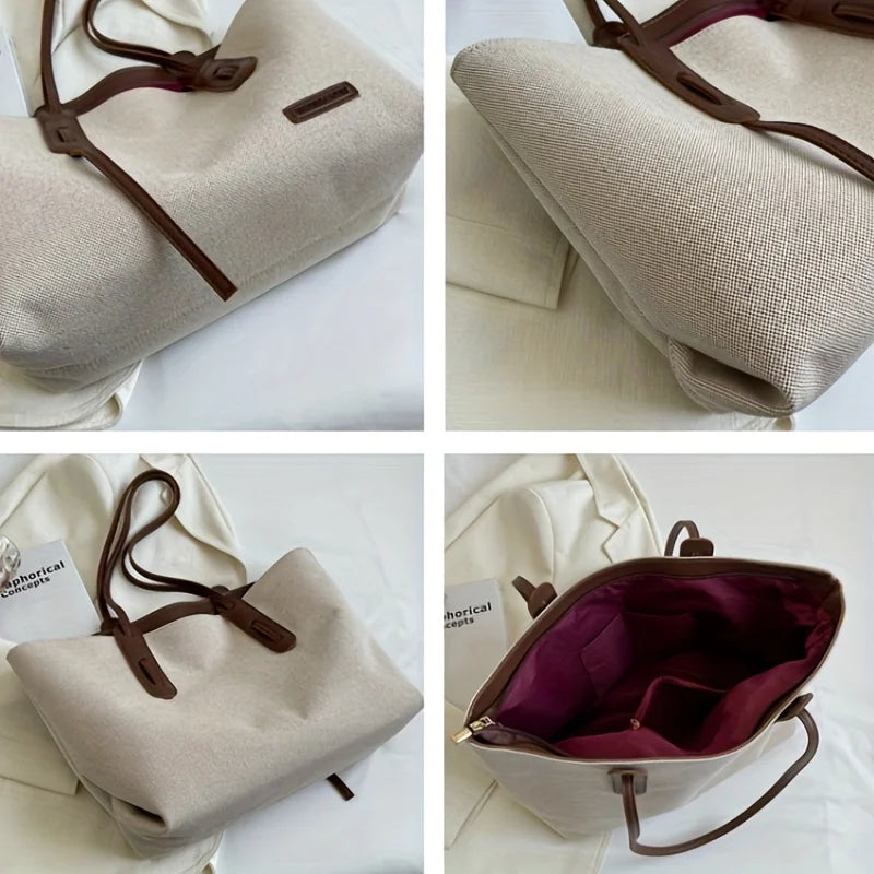 حقيبة كتف نسائية كبيرة الحجم للاستخدام اليومي