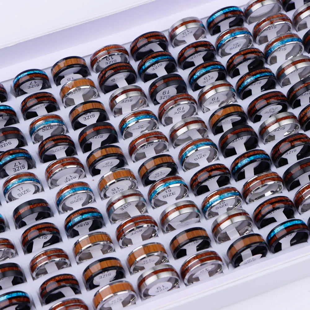 ١٠ قطع/عبوة، خاتم أنيق وبسيط من الفولاذ المقاوم للصدأ، مناسب للرجال والنساء، مجوهرات عصرية جميلة بنمط البانك، هدايا مثالية لحفلات أعياد الميلاد.