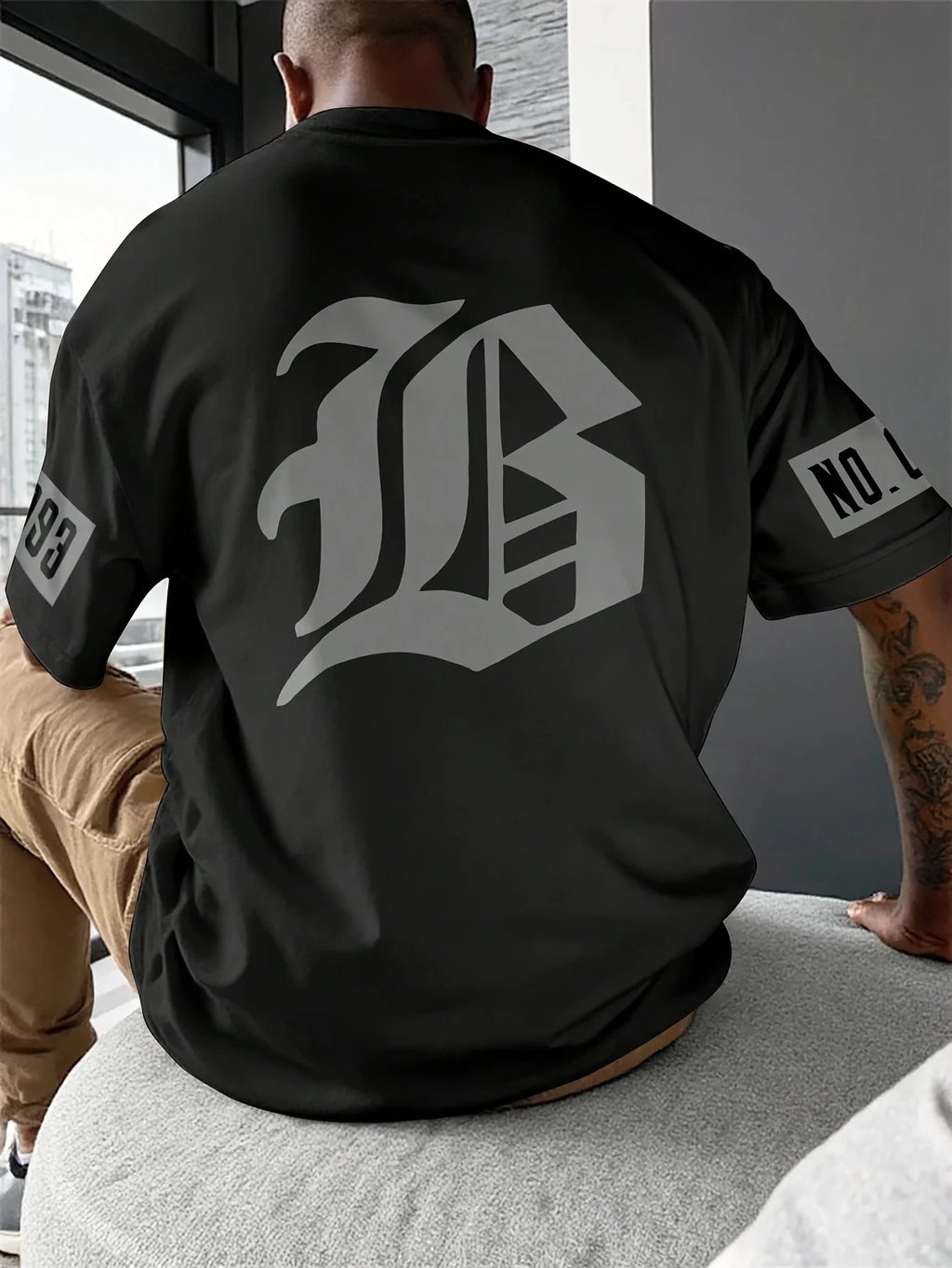 تيشيرتات رجالية مطبوعة بتقنية ثلاثية الأبعاد، عصرية، مناسبة للأنشطة الخارجية، وبسيطة، لصيف 2025