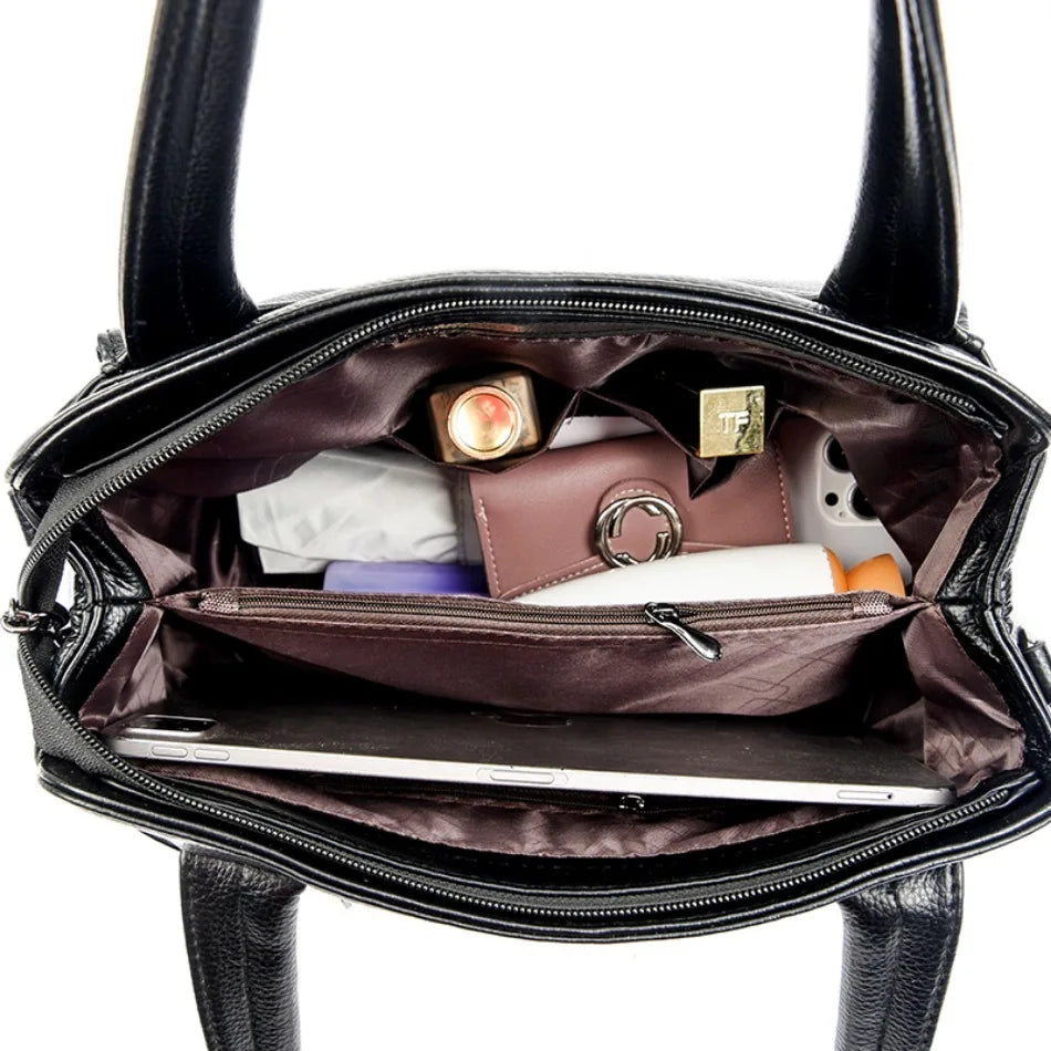 حقائب يد فاخرة للنساء، حقائب مصممة من الجلد الناعم، حقائب كروس بودي للنساء 2024، حقائب كتف عالية الجودة، حقيبة رئيسية