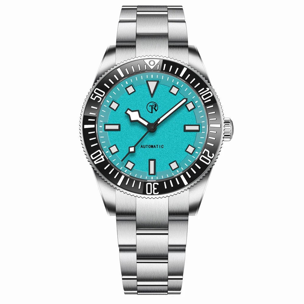 ساعة رولستمي الرجالية الجديدة لعام 2025 ساعة ميكانيكية أوتوماتيكية فاخرة للرجال NH35 ساعة رجالية من الفولاذ المقاوم للصدأ ومرآة من الياقوت المضيء
