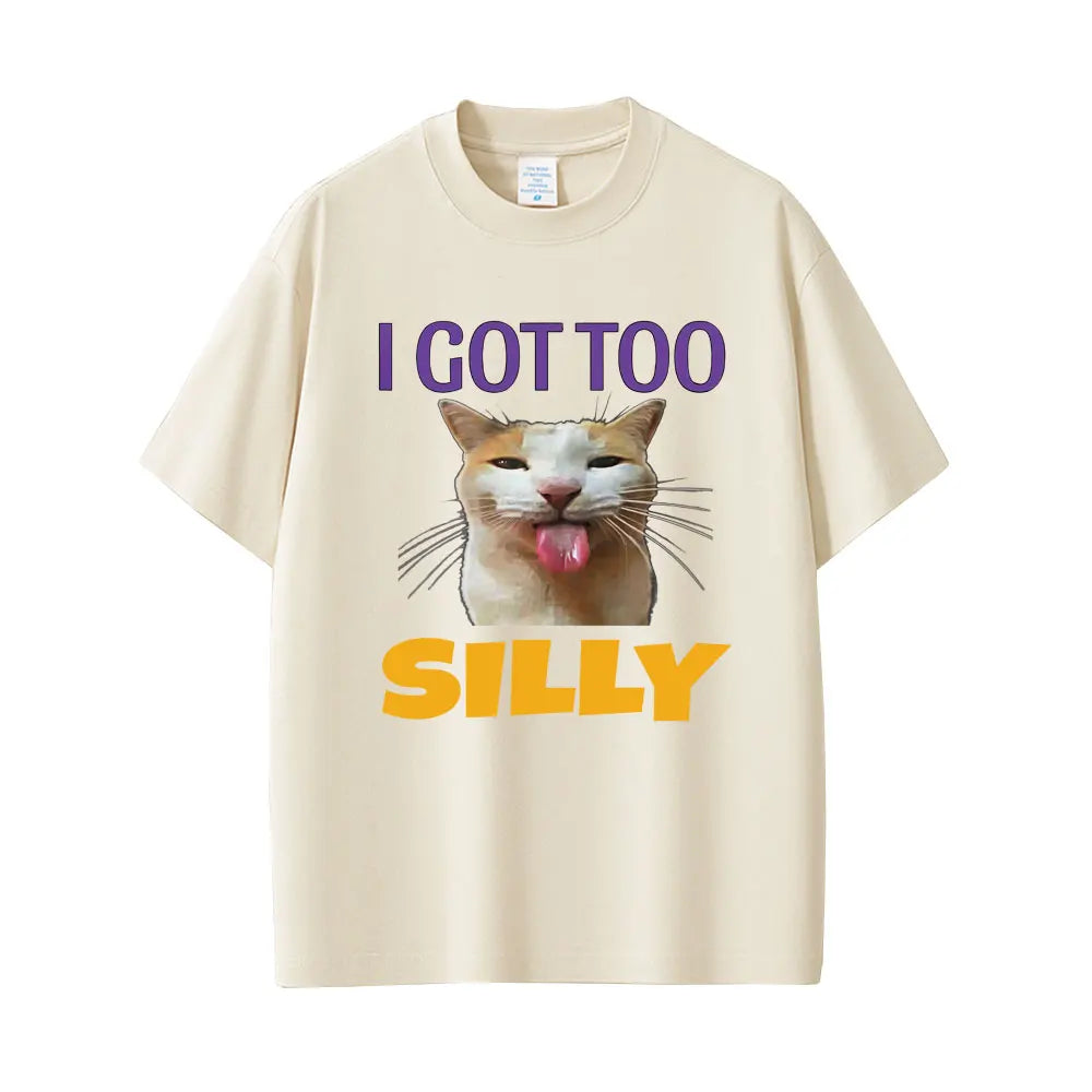 تيشيرت قطني بأكمام قصيرة بتصميم ميم مضحك لشخصية غوسي، مناسب للرجال والنساء، بتصميم كاجوال وعصري، وقصة واسعة.