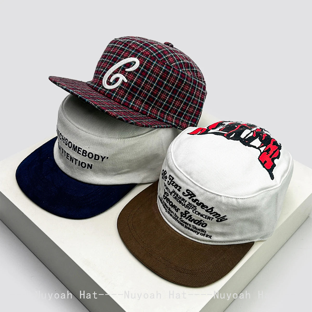 قبعات بيسبول جديدة للرجال والنساء مطرزة بحروف ملونة ومظلة شمسية ذات قمة مسطحة متعددة الاستخدامات وقبعات ذات قمة مدببة بتصميم كلاسيكي