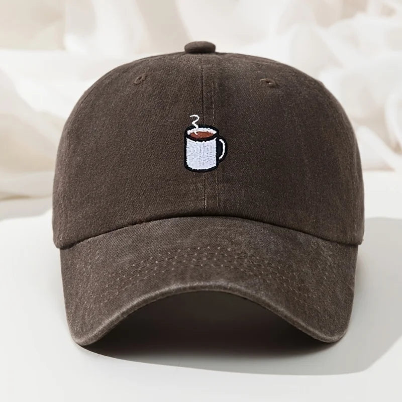 قبعة بيسبول ريترو مغسولة كاجوال قبعة مطرزة منحنية هيب هوب قبعة صيد قابلة للتعديل