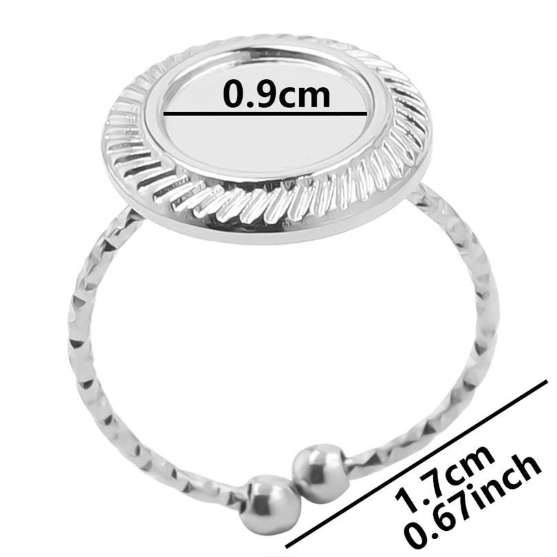 5 قطع من الخواتم الرقيقة المصنوعة من الفولاذ المقاوم للصدأ، إكسسوارات مجوهرات نسائية، خواتم مفاصل الأصابع، هدية مجوهرات عصرية للفتيات، لا يتغير لونها أبدًا