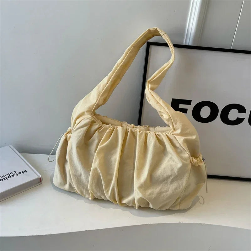 حقائب كتف متينة بتصميم كاجوال، مزودة بخيط خياطة، وجيب داخلي ناعم، موديل 2024، حقائب عالية الجودة للنساء، حقائب يد نسائية بسحاب من الجلد الصناعي.