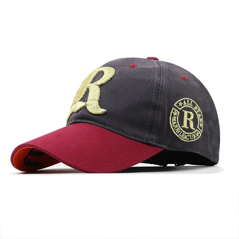 قبعة بيسبول صيفية لصيد الأسماك للرجال والنساء، قبعة مطرزة بحروف مطرزة للحماية من الشمس