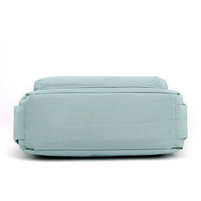 حقيبة كتف عالية السعة للنساء، حقيبة يد من النايلون المقاوم للماء، مناسبة للأمهات والتسوق والاستخدام في العطلات