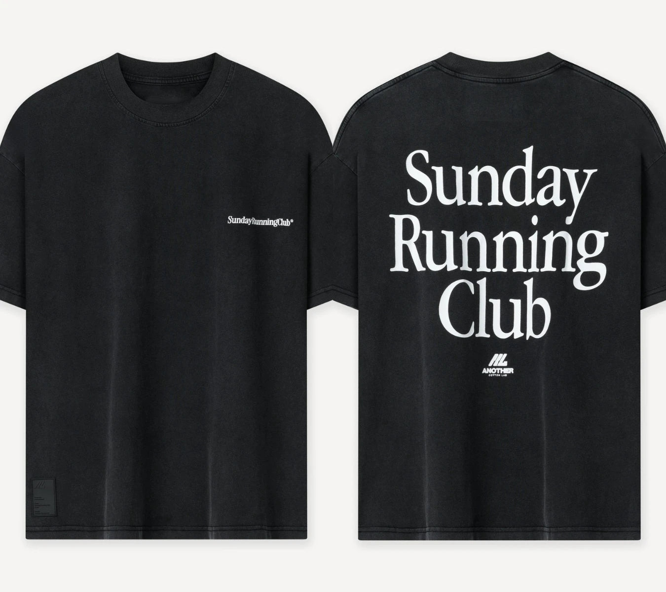 تي شيرت مغسول كبير الحجم، قميص عضو نادي الجري الأكثر جاذبية، قميص Another Cotton Lab للرجال والنساء، تي شيرت قطني عالي الجودة بأكمام قصيرة