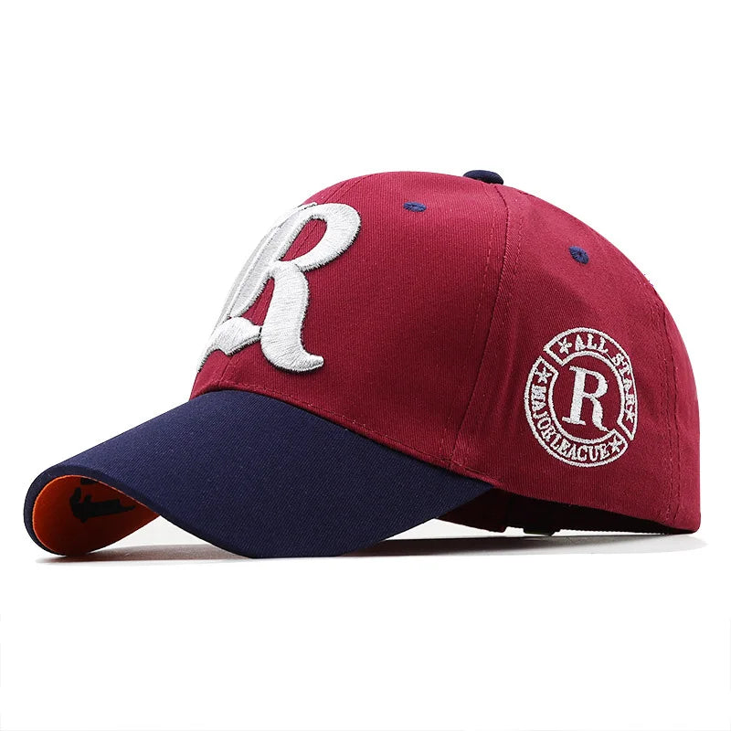 قبعة بيسبول صيفية لصيد الأسماك للرجال والنساء، قبعة مطرزة بحروف مطرزة للحماية من الشمس