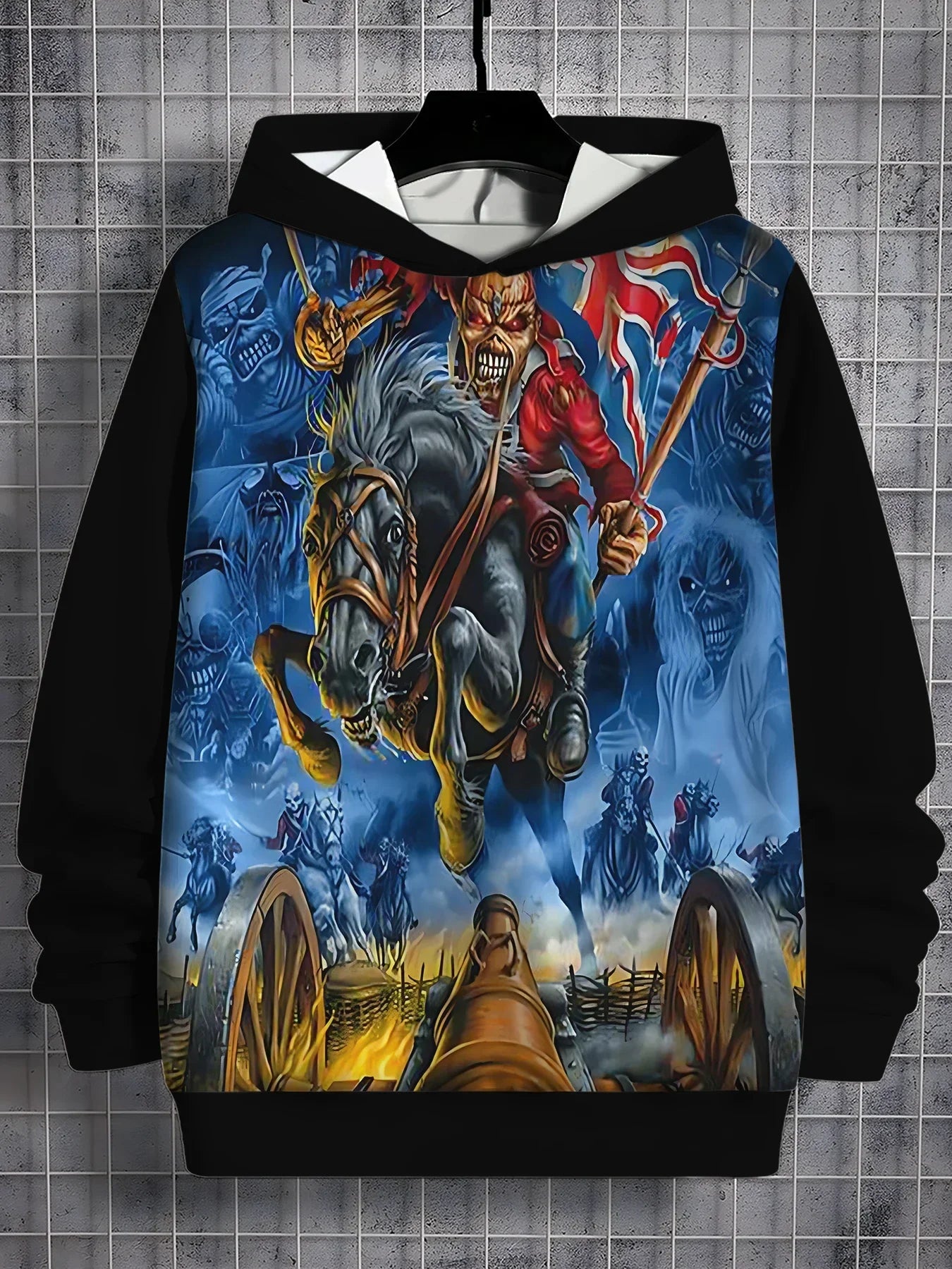 هودي ألبوم Iron Maiden الجديد لعام 2025 للرجال والنساء، سترة ثلاثية الأبعاد سريعة الجفاف قابلة للتنفس، تي شيرت كبير الحجم