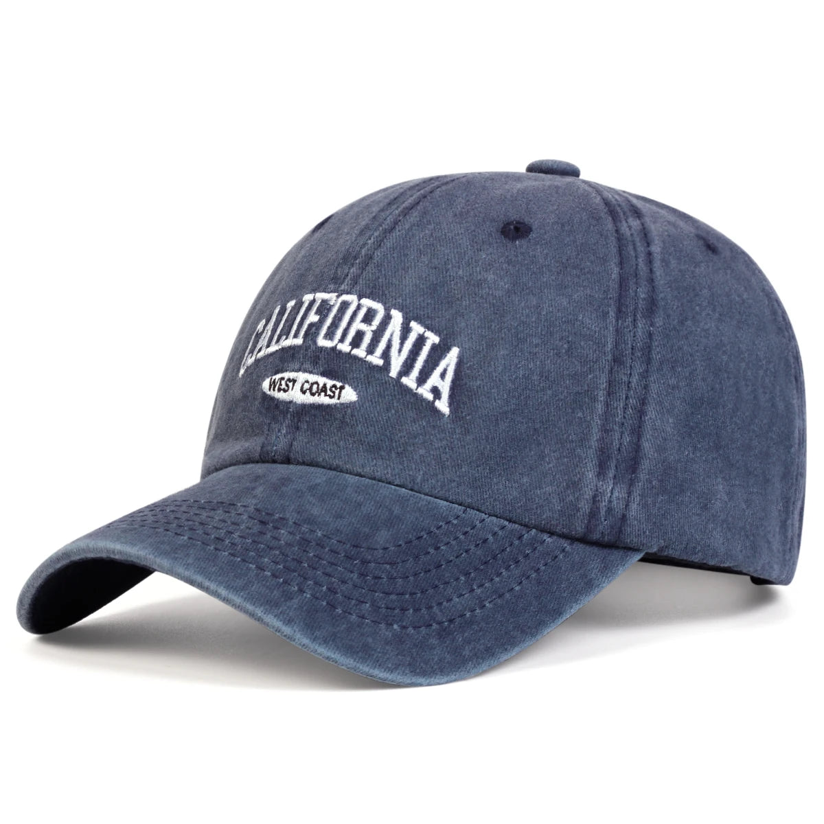 قبعات بيسبول للجنسين من كاليفورنيا مطرزة بحروف قابلة للتعديل للربيع والخريف، قبعات كاجوال واقية من الشمس