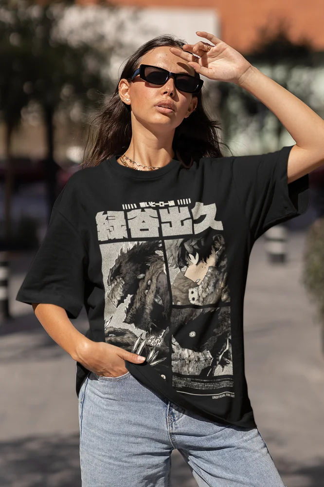 تي شيرت ديكو إيزوكو ميدوريا هيرو باكوغو أنمي هدية قميص جميع المقاسات