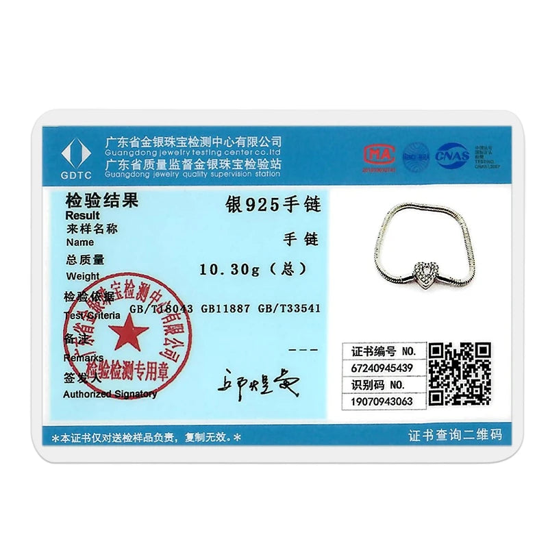 أساور من الفضة الإسترلينية عيار 925 بطول 17-20 سم على شكل فراشة على شكل ورقة البرسيم الأصلية تناسب خرز سحر DIY مجوهرات نسائية أنيقة