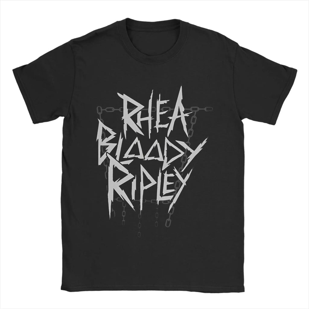 تي شيرت ريا ريبلي إصدار B4B للرجال من القطن هاراجوكو برقبة دائرية وأكمام قصيرة