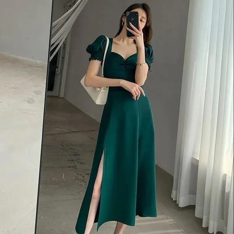 Woman Dress Midi Dresses for Women 2025 Evening Birthday Clothes Party Prom Sensual Sexy Cheap Casual Cotton Y2k Luxury Harajuku