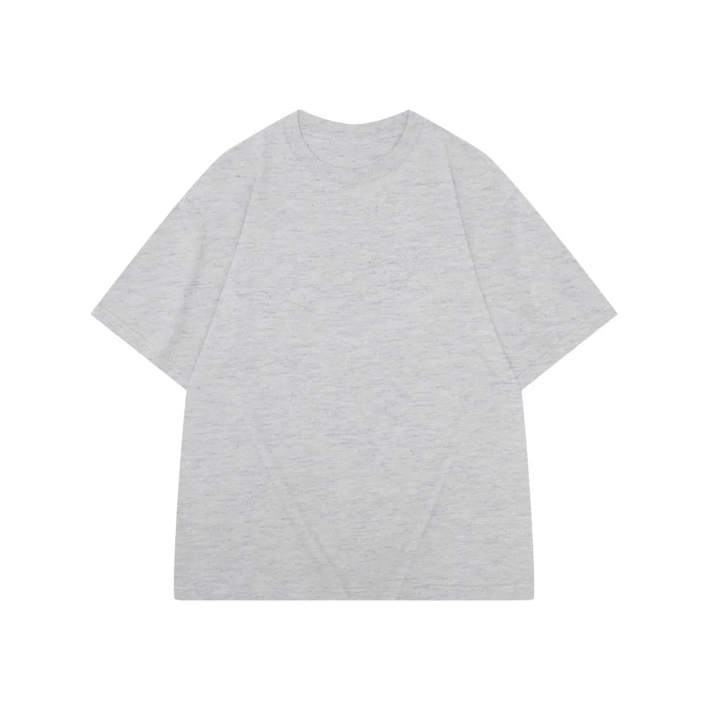 تي شيرت رجالي صيفي بأكمام قصيرة من Sycpman، 300 جرام، 10.58 أونصة، فضفاض، ثقيل الوزن، قطني، بلون سادة، مناسب للصيف