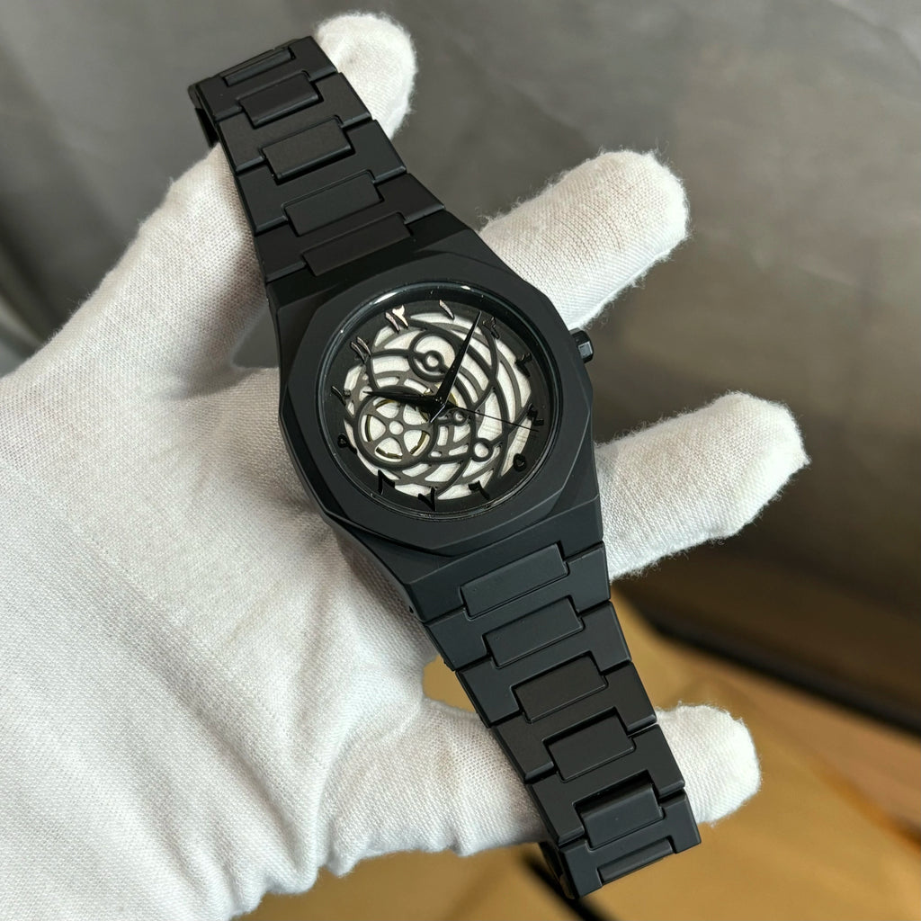 ساعة كوارتز كلاسيكية للرجال من البلاستيك المقاوم للماء بتصميم الشرق الأوسط بمينا أرقام عربية باللون الفضي والذهبي، يمكن تخصيصها