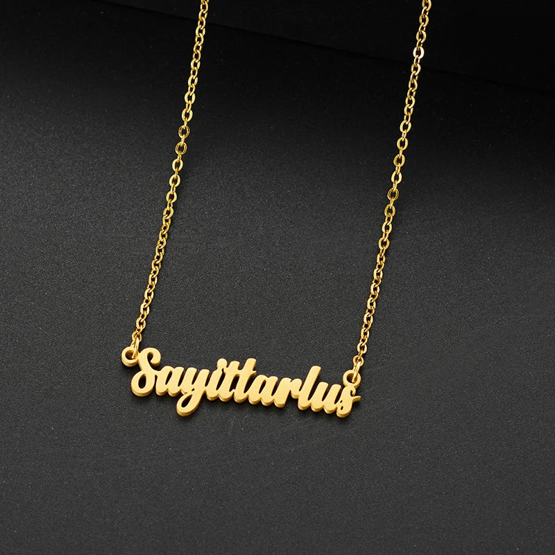 Stainless Steel 12 Zodiac Constellation Necklace for Women Aries Gemini Aquarius Pisces Leo Pendants Necklaces Astrology Jewelry