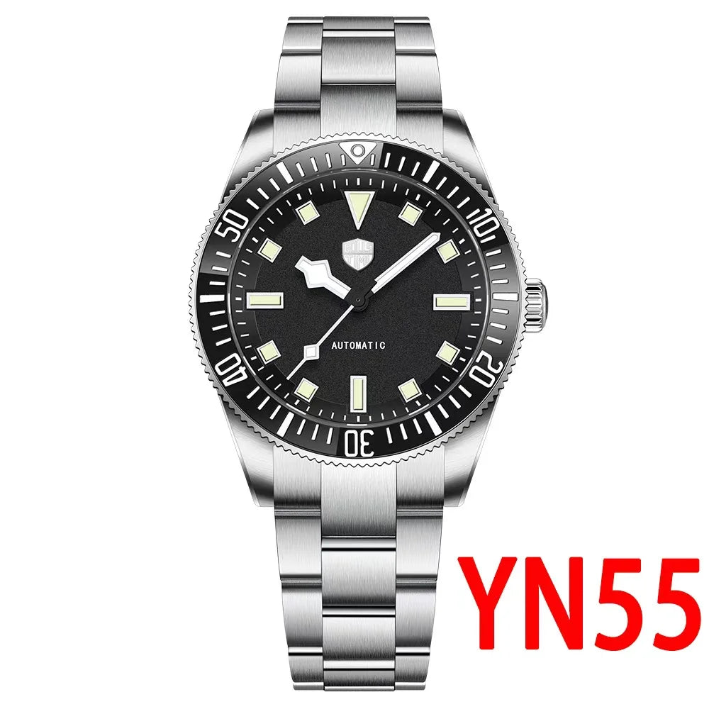 ساعة رولستمي الرجالية الجديدة لعام 2025 ساعة ميكانيكية أوتوماتيكية فاخرة للرجال NH35 ساعة رجالية من الفولاذ المقاوم للصدأ ومرآة من الياقوت المضيء