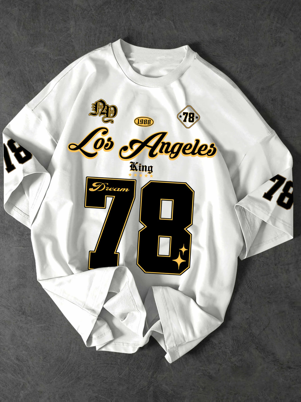 تي شيرت رجالي مطبوع عليه صورة لوس أنجلوس، بأكمام قصيرة، تي شيرت رياضي نسائي، مناسب للجنسين، ملابس يومية صيفية، تي شيرت رجالي للسباقات