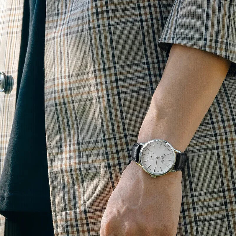 ساعة سيجال 6075 بايلوت الميكانيكية للرجال من أفضل العلامات التجارية، ساعة أوتوماتيكية بزجاج الياقوت، مقاومة للماء حتى 50 متر، ساعة من الفولاذ 316L reloj hombre