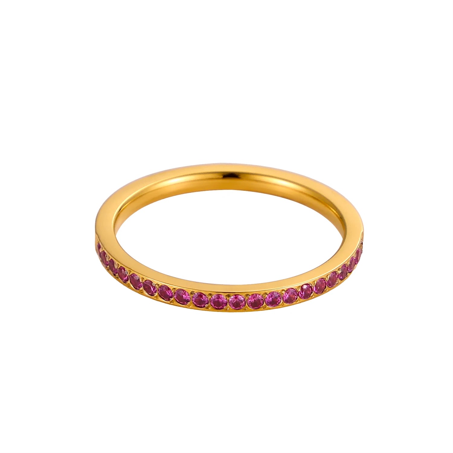 خواتم كارليدانا الصغيرة المرصعة بالزركون، 12 حجر بخت للنساء، مصنوعة من الفولاذ المقاوم للصدأ، مطلية بالذهب، خاتم إصبع، خاتم خطوبة، هدية مجوهرات زفاف