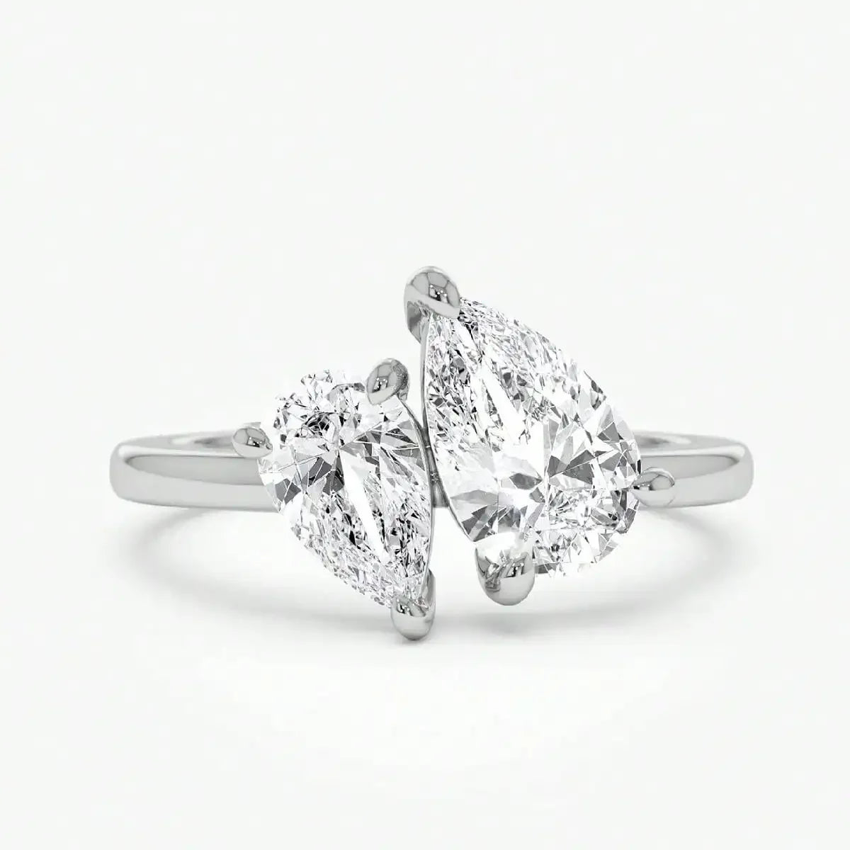 خاتم فضة إسترليني عيار 925 بتصميم كلاسيكي بسيط مرصع بالزركون على شكل قطرة ماء، مناسب للنساء، للخطوبة والزفاف، مجوهرات فاخرة عالية الجودة