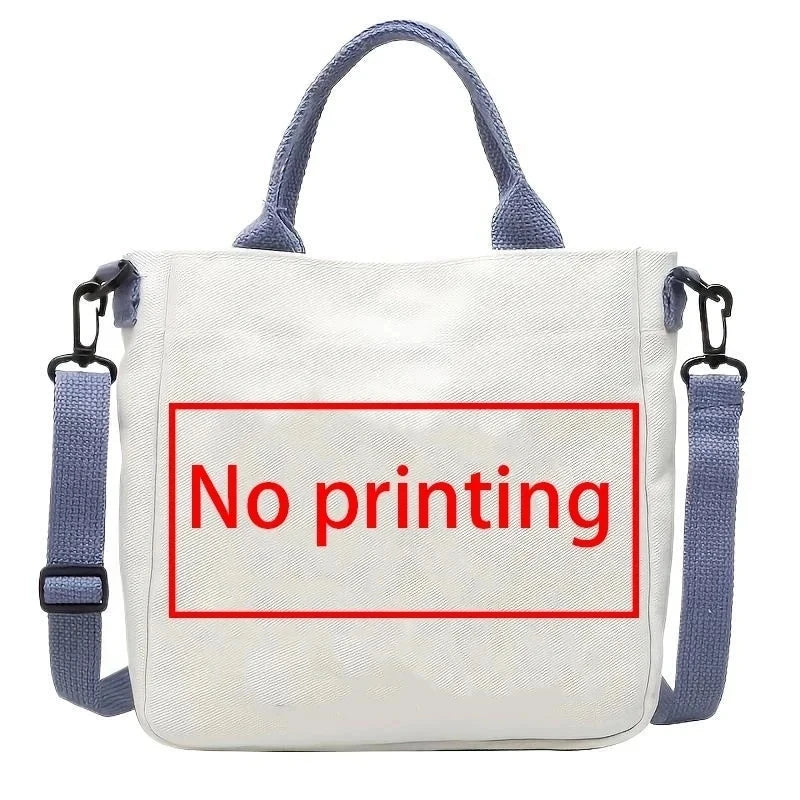 حقيبة قماشية جديدة من KPop Demon Hunters للفتيات، حقيبة يد مربعة أرجوانية بسيطة، حقيبة حمل، حقيبة كتف، هدية عيد ميلاد