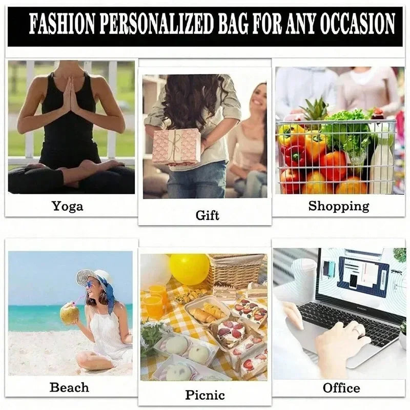 حقيبة تسوق قماشية بتصميم أنيمي صائد الشياطين من كيبوب، حقيبة تسوق عصرية بسعة كبيرة، حقيبة يد نسائية