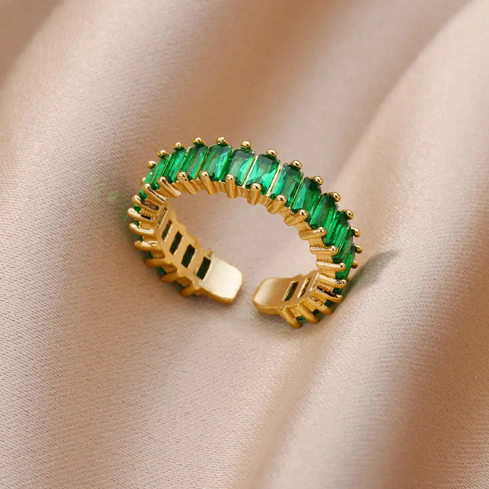 خاتم عين الحسد التركي الذهبي للنساء، مصنوع من الفولاذ المقاوم للصدأ، مجوهرات زفاف فاخرة للأزواج، خاتم نسائي عصري 2025، خدمة دروبشيبينغ