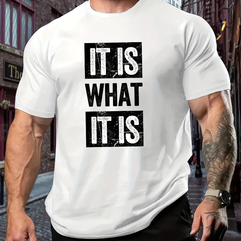 تي شيرت أسود مطبوع عليه أزياء، مقاس كبير 1XL-7XL، تي شيرت كاجوال للرجال والأولاد بأكمام قصيرة، تي شيرت قطني كامل، ملابس للرجال 110-190 كجم