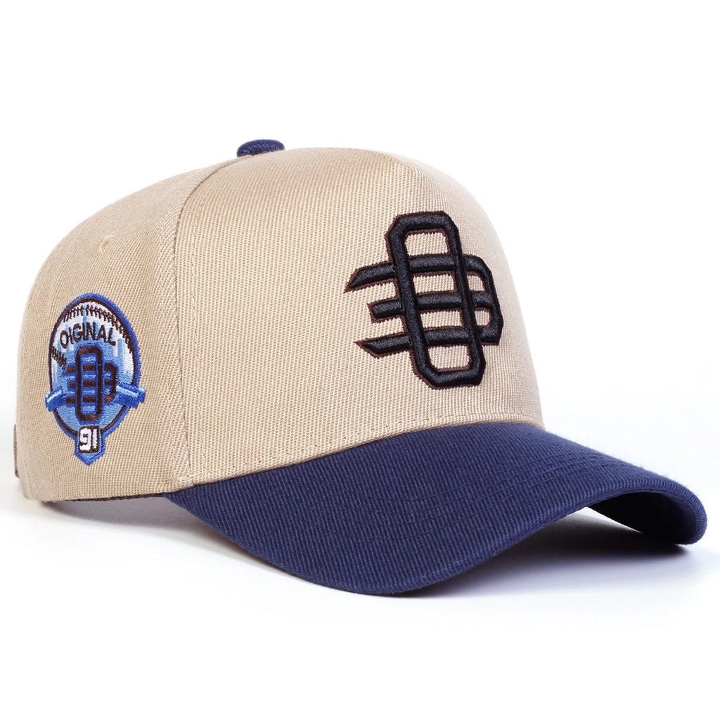 قبعات بيسبول للجنسين من OE Side 91 مطرزة قابلة للتعديل للاستخدام في الهواء الطلق في الربيع والخريف وقبعة واقية من الشمس