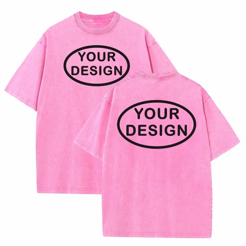 تي شيرت رجالي مخصص بشعار فريق الهيب هوب ستريت مصنوع من القطن الخالص 230 جرام، بقصّة فضفاضة، مطبوع عليه درجة حرارة عالية، مصنوع من تي شيرت مخصص