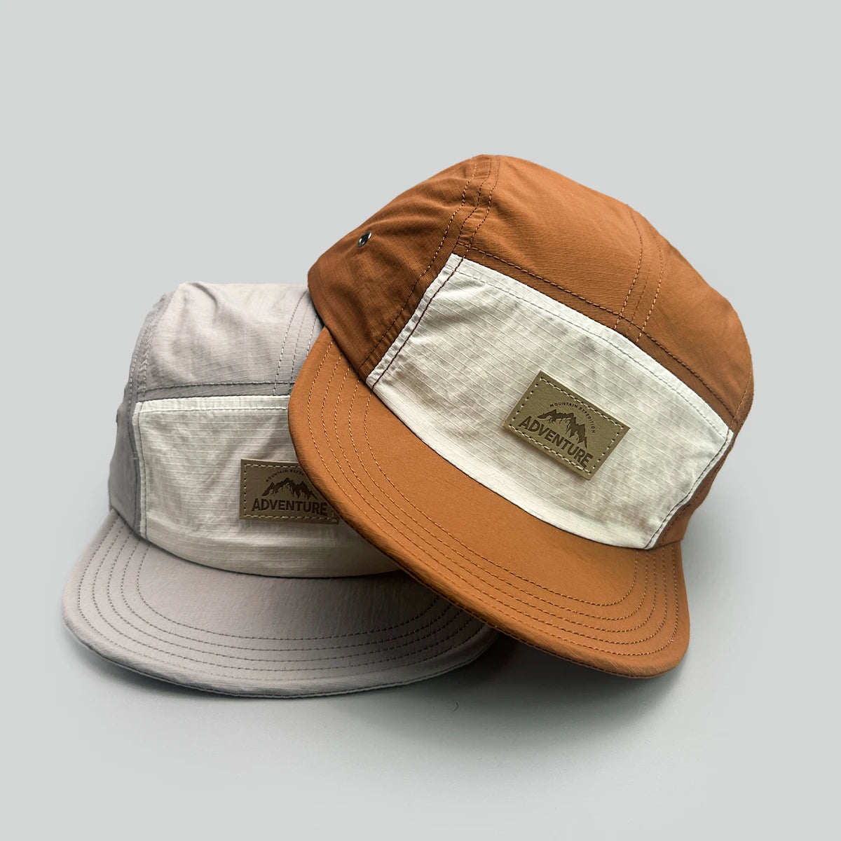 قبعات بيسبول للجنسين سريعة الجفاف، مناسبة للأنشطة الخارجية، مزينة بحروف، متعددة الاستخدامات، قصيرة الحافة، عصرية، واقية من الشمس، بألوان متداخلة، قابلة للتهوية، ذات قمة مدببة.