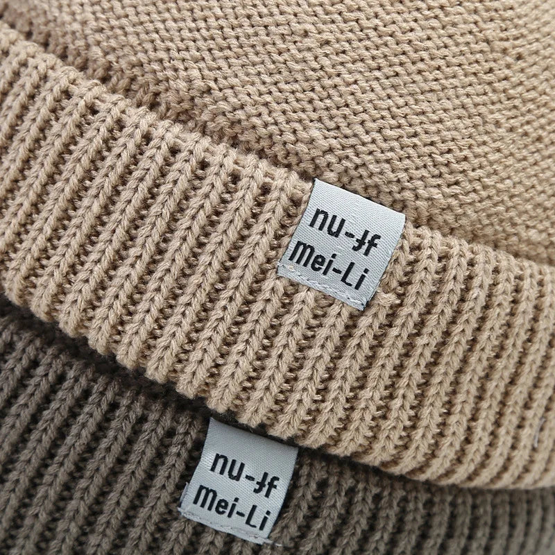 قبعة صوفية هيب هوب، قبعة رجالية عصرية، قبعة شتوية ونسائية بدون حافة، قبعة واسعة، قبعة صوفية بنمط بطيخ، قبعة صوفية بنمط صياد السمك