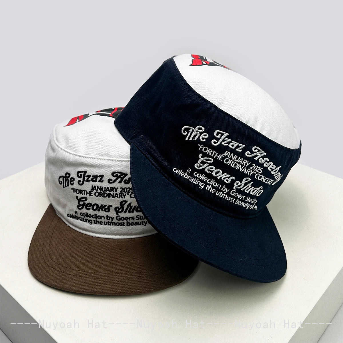 قبعات بيسبول جديدة للرجال والنساء مطرزة بحروف ملونة ومظلة شمسية ذات قمة مسطحة متعددة الاستخدامات وقبعات ذات قمة مدببة بتصميم كلاسيكي