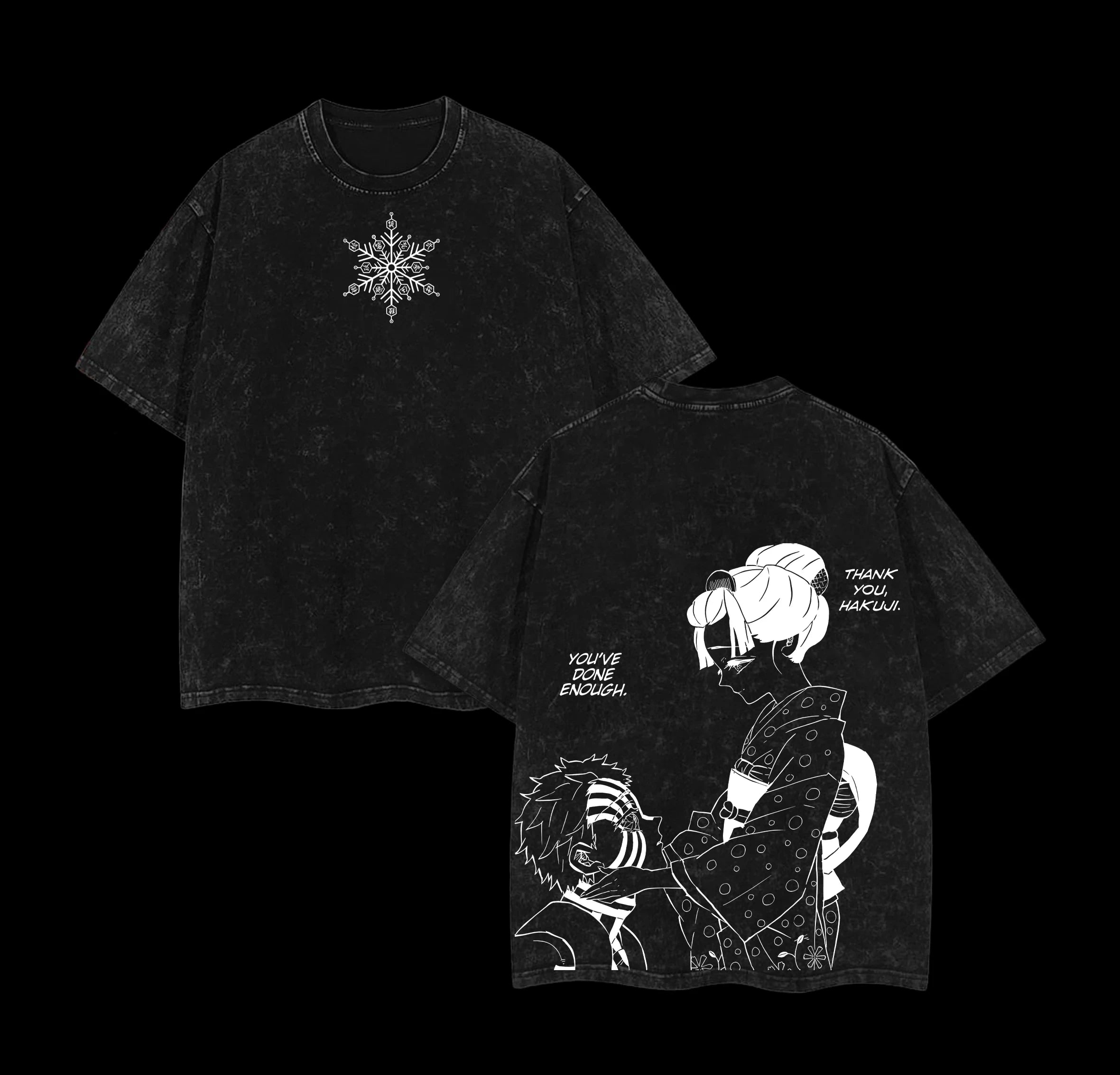 تي شيرت مغسول بقوس أنمي ساخن من Akaza Infinity Castle تي شيرت كبير الحجم من القطن الثقيل Y2K ملابس Harajuku للرجال والنساء تي شيرت عتيق