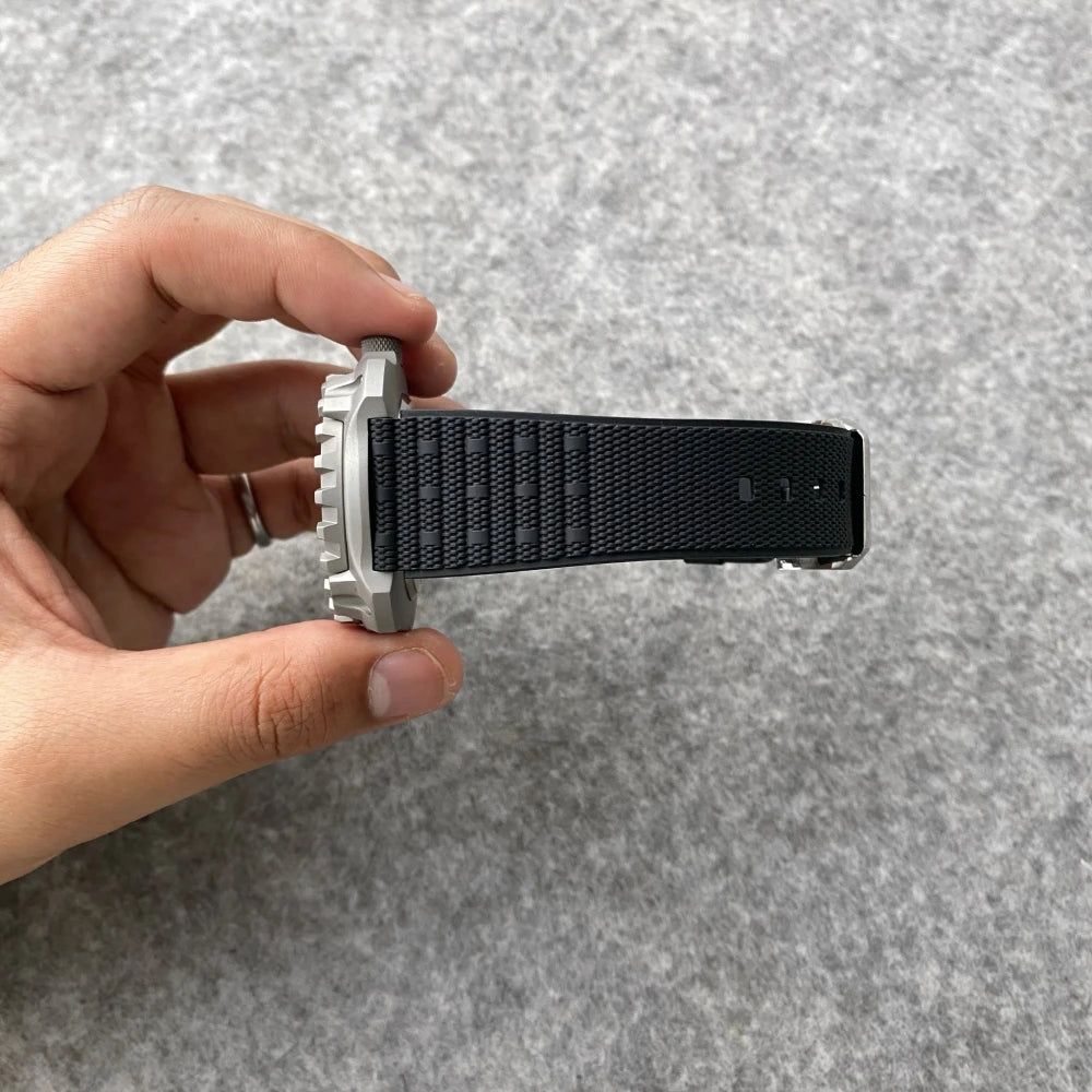 ساعة باجاني ديزاين 40 مم مجوفة للرجال بتصميم عسكري ميكانيكي من التيتانيوم للغوص والرياضة للرجال ساعات ميكانيكية أوتوماتيكية