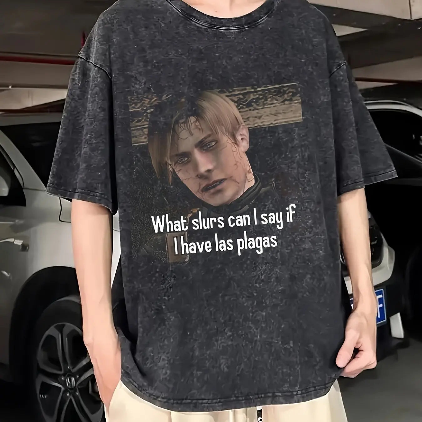 تي شيرت رجالي مستوحى من هاراجوكو ليون إس كينيدي برسومات جرافيكية، ملابس كلاسيكية، تي شيرت بأكمام قصيرة، مناسب للجنسين، للرجال والنساء، لجميع المواسم