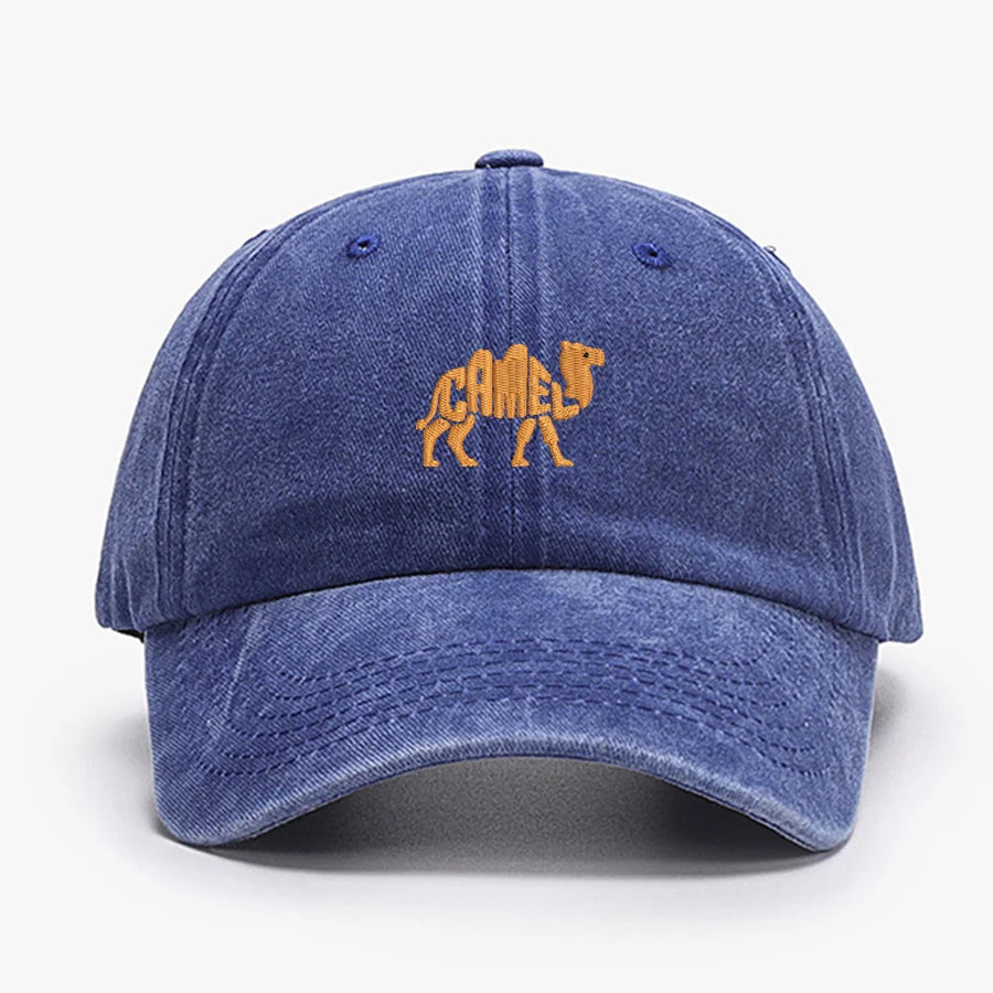 قبعات بيسبول قطنية عتيقة مطرزة برسومات حيوانات رائعة للرجال والنساء، قبعة مغسولة رياضية للصيد والأب، قبعة صيفية مدببة