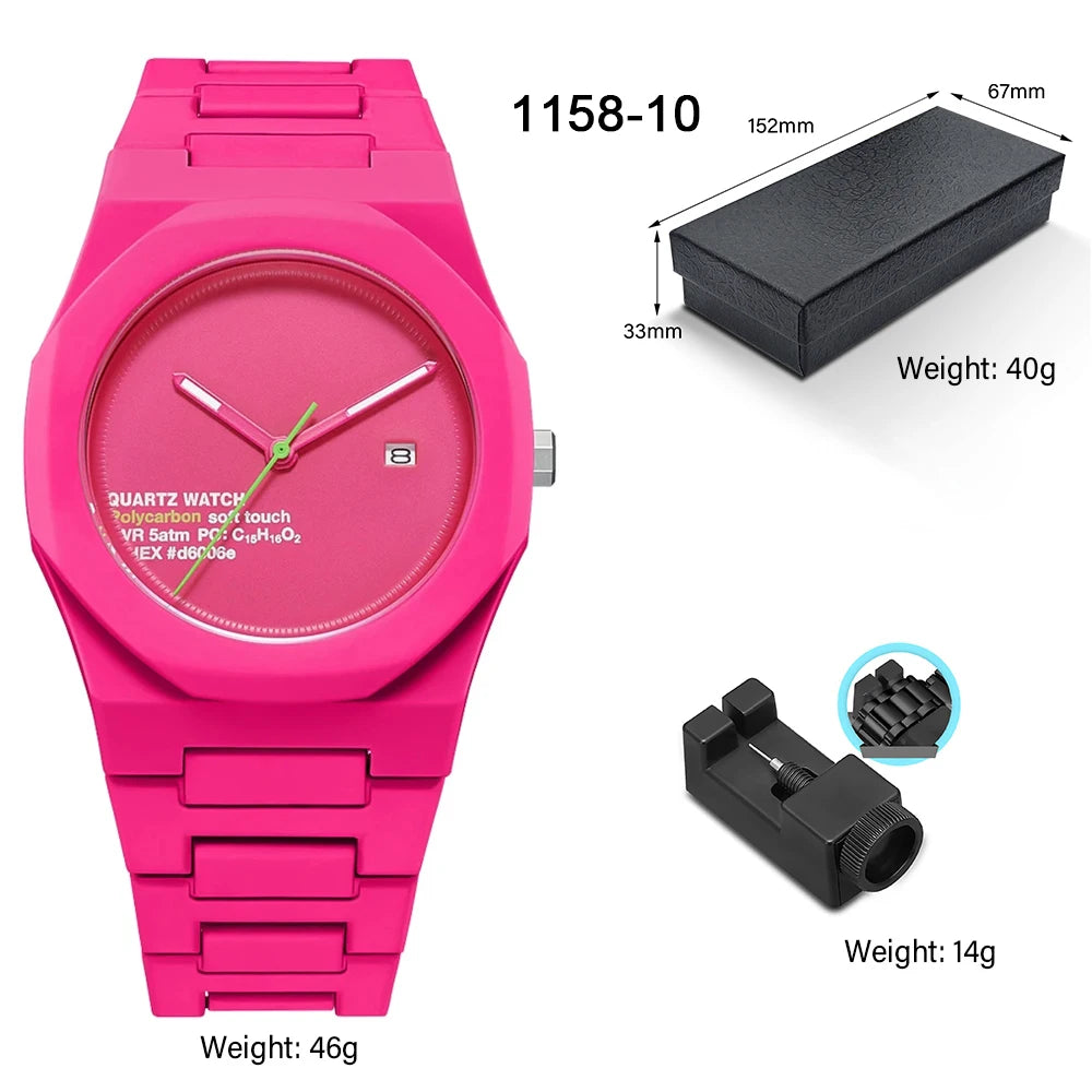 Men's Quartz Watch No Digital Calendar Quartz Watch Fashion Casual Sports Watch Waterproof Hot Selling Couple Watch