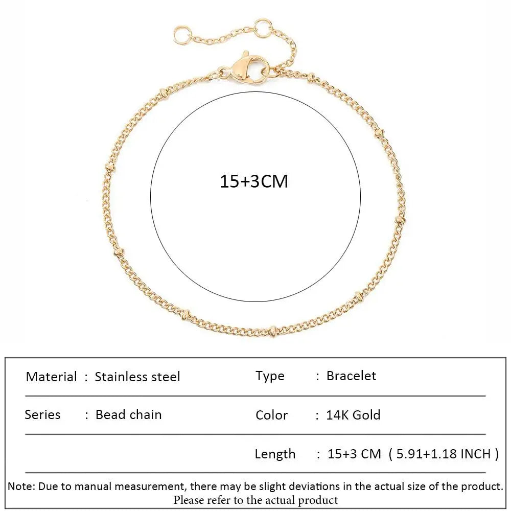 أساور سلسلة الثعبان الكلاسيكية من SUNIBI للنساء، تصميم عصري وأنيق، مصنوعة من الفولاذ المقاوم للصدأ، سوار سلسلة كوبية، هدية مثالية للمرأة العصرية، مجوهرات