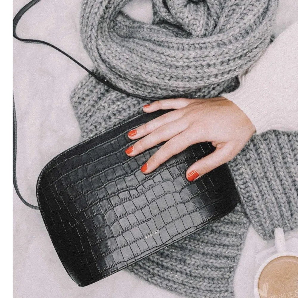 حقيبة يد نسائية جديدة بنمط شيل، حقيبة كتف نسائية بسحاب، حقيبة يد نسائية بسلسلة، حقيبة رسول صغيرة، حقيبة يد نسائية صغيرة