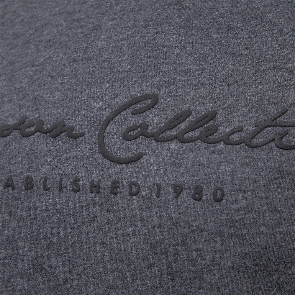 تي شيرت رجالي من AIOPESON مصنوع من القطن بنسبة 100% بأكمام طويلة ومطبوع عليه حروف بلون سادة تي شيرت كاجوال للرجال، تي شيرتات ربيعية جديدة للرجال