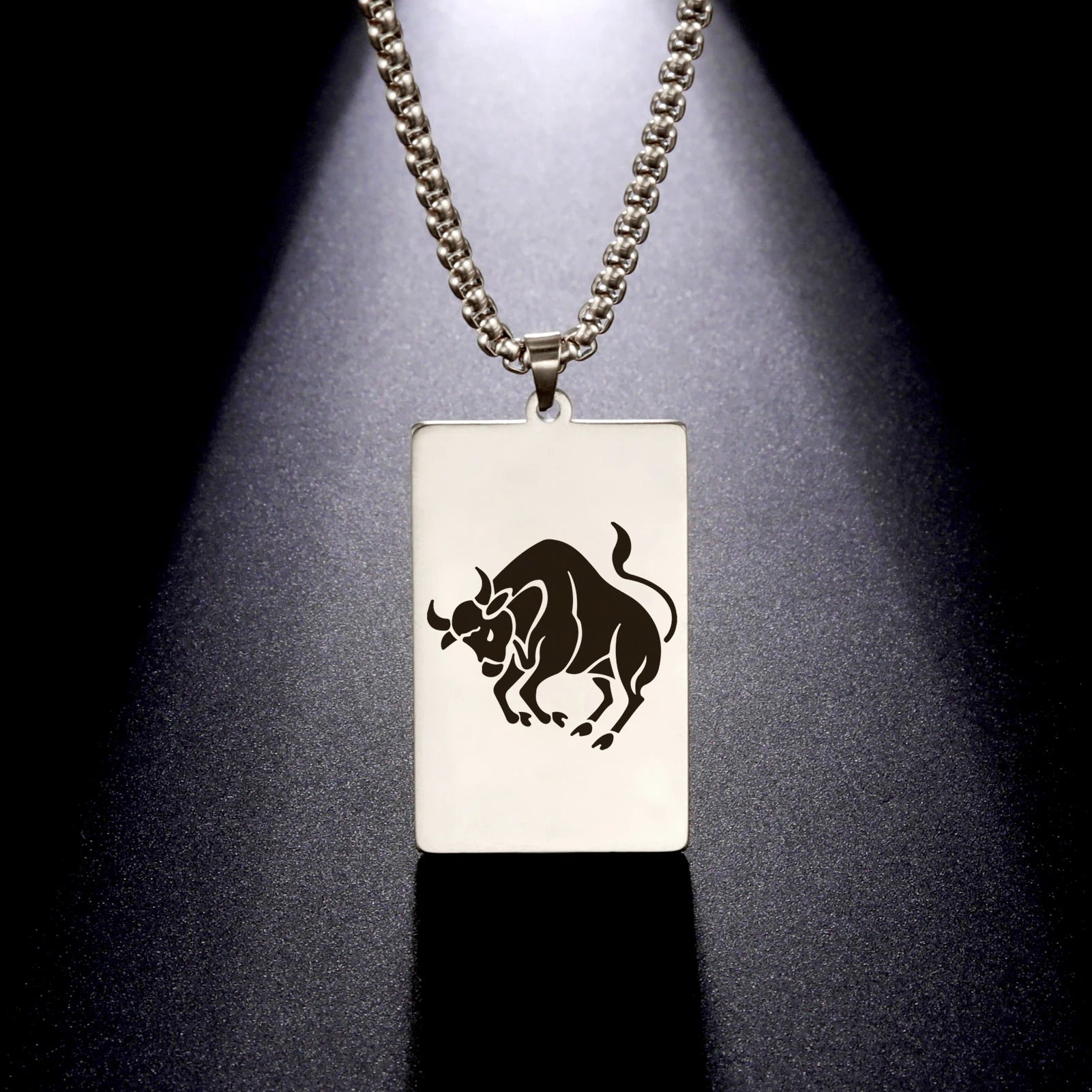 قلادة على شكل صندوق من 12 برجًا للرجال، مصنوعة من الفولاذ المقاوم للصدأ، بتصميم يوناني قديم، مكونة من 12 برجًا، هدايا