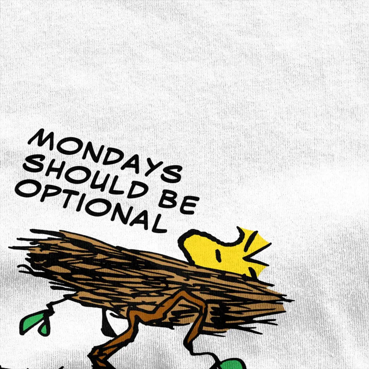 قميص قيلولة Peanuts Woodstock إكسسوارات للرجال والنساء قطن Humor Tee Shirt بأكمام قصيرة ملابس لجميع المواسم